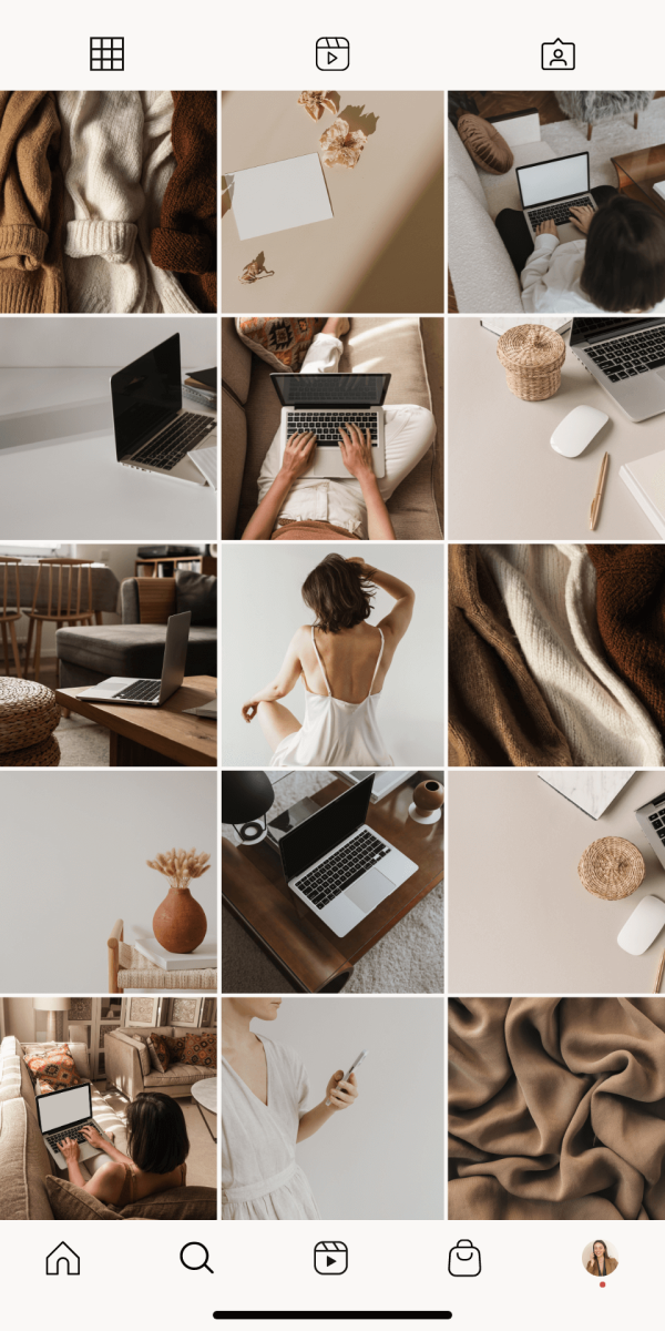 immagine per carosello sito web lavori fatti - moodboard profilo instagram